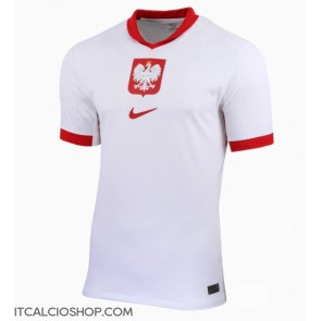 Polonia Prima Maglia Europei 2024 Manica Corta